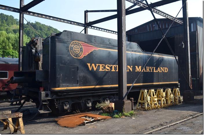 WMSR 734 tender.